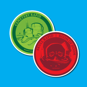 River Rapid Stickers